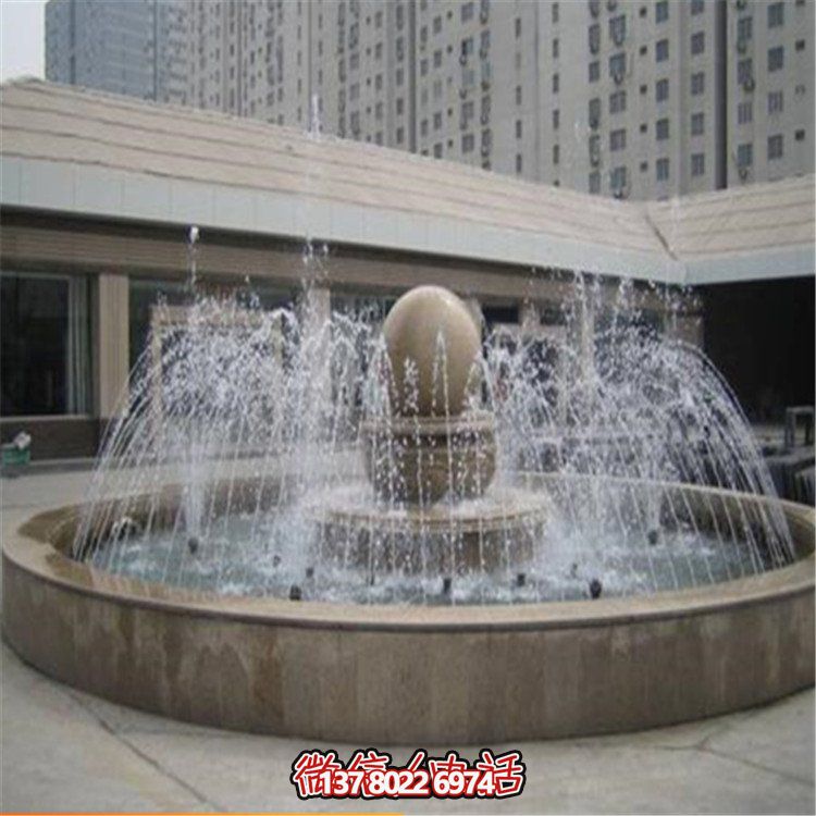 精美中式风水球园林雕塑，提升小区公园喷泉摆放风水气质