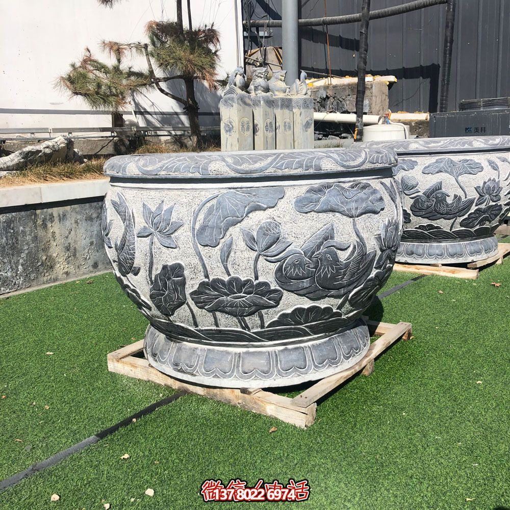 高端定制大型庭院石雕别墅摆件