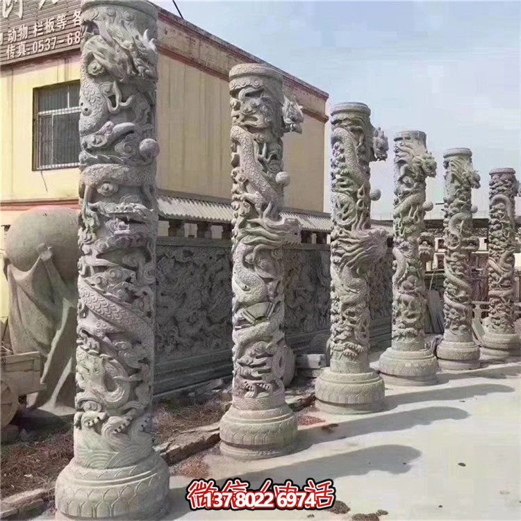 精美工艺大理石浮雕盘龙雕塑