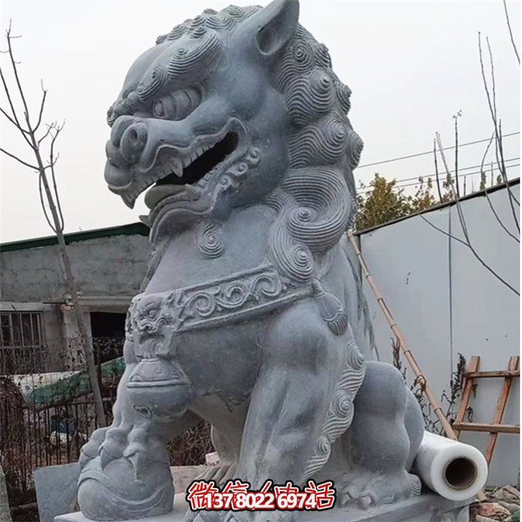 豪华庭院大型狮子雕塑，招财进宝，镇宅门口装饰