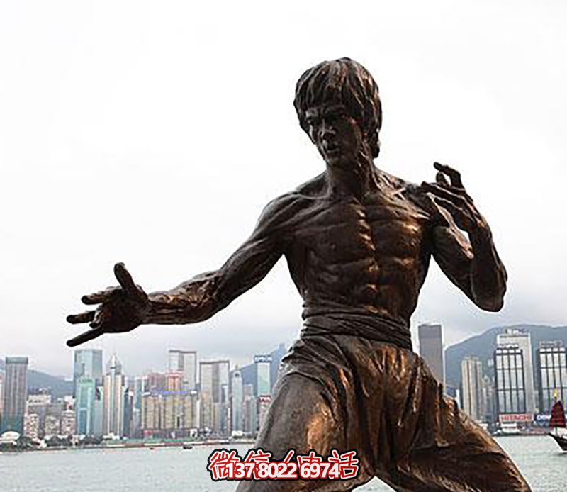 李小龙铜雕雕塑,缅怀经典电影明星 李小龙铜雕雕塑,缅怀经典电影明星