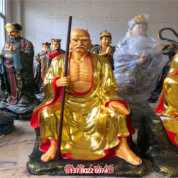 精致玻璃钢佛像雕塑