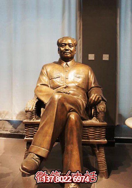 伟大领袖毛泽东铜雕雕塑