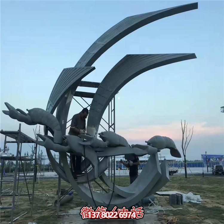 不锈钢创意景观雕塑，点亮绿色户外广场园林