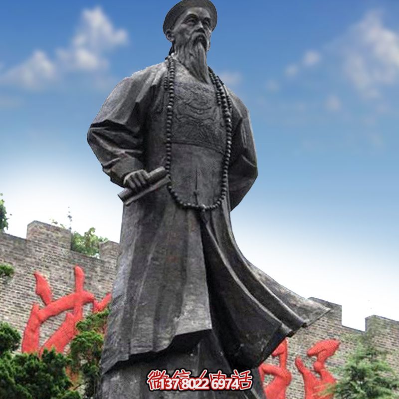 铜雕曾国藩户外雕塑