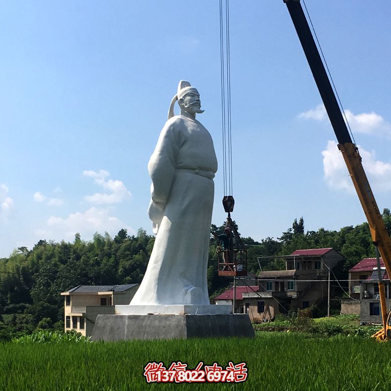 李白汉白玉雕塑,赏诗仙魅力,游览大型景区公园 李白汉白玉雕塑,赏诗仙魅力,游览大型景区公园