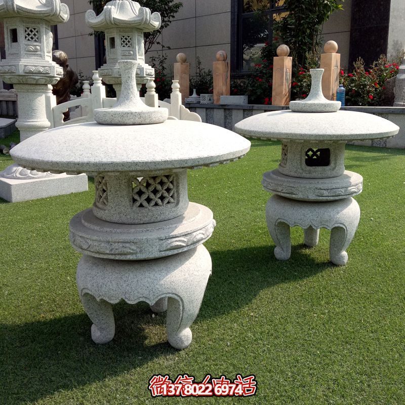 别墅庭院仿古中式石灯落地大理石天然石灯笼 别墅庭院仿古中式石灯落地大理石天然石灯笼