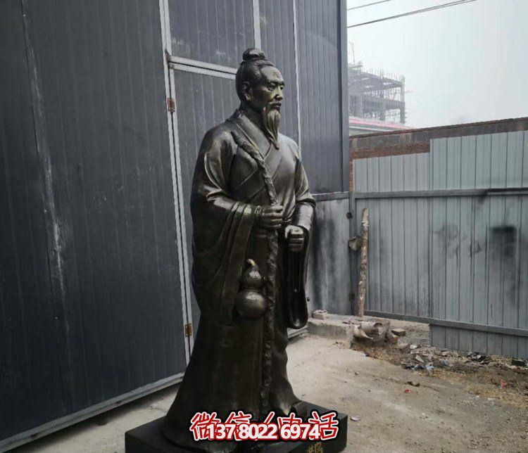 扁鹊人物古代名医铜雕景观摆件扁鹊雕塑