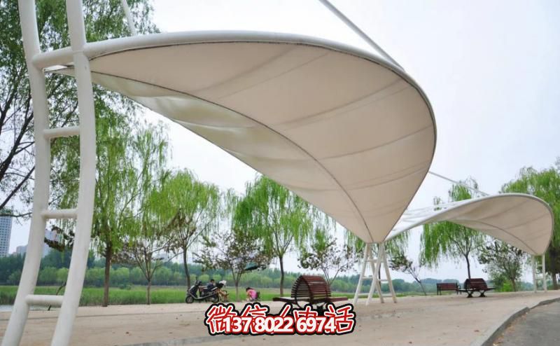 城市广场装饰不锈钢树叶形凉亭雕塑 城市广场装饰不锈钢树叶形凉亭雕塑