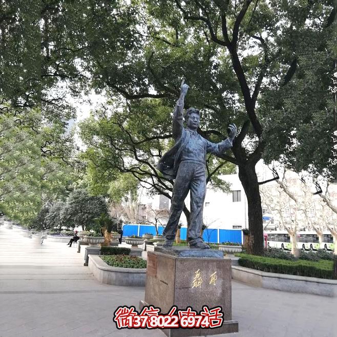 城市街道名人雕塑铜雕著名音乐节聂耳雕塑 城市街道名人雕塑铜雕著名音乐节聂耳雕塑