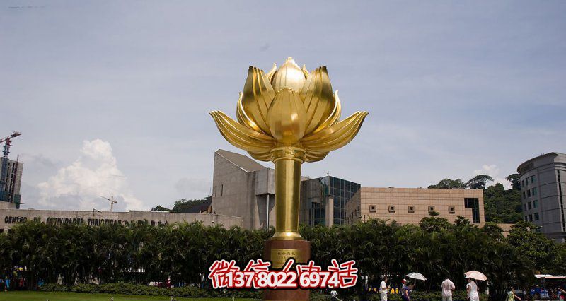 不锈钢盛世莲花广场雕塑
