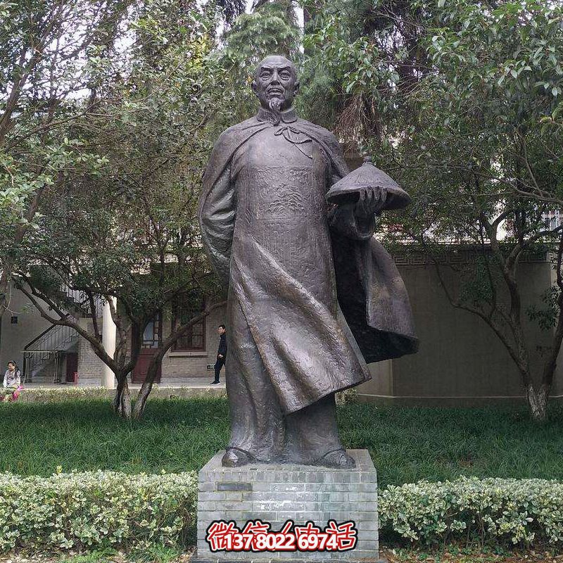 公园历史名人晚清民族英雄林则徐铸铜雕塑像 公园历史名人晚清民族英雄林则徐铸铜雕塑像