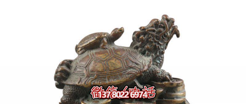 室内摆放的母子玻璃钢做旧的龙龟雕塑 室内摆放的母子玻璃钢做旧的龙龟雕塑