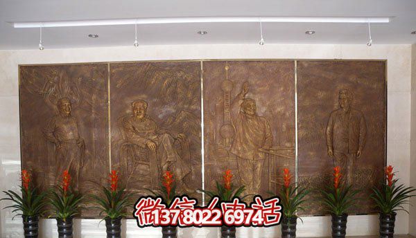 博物馆纪念馆大厅铜浮雕伟人雕塑 博物馆纪念馆大厅铜浮雕伟人雕塑