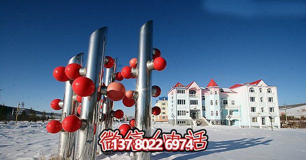 庭院校园抽象不锈钢树雕塑 庭院校园抽象不锈钢树雕塑