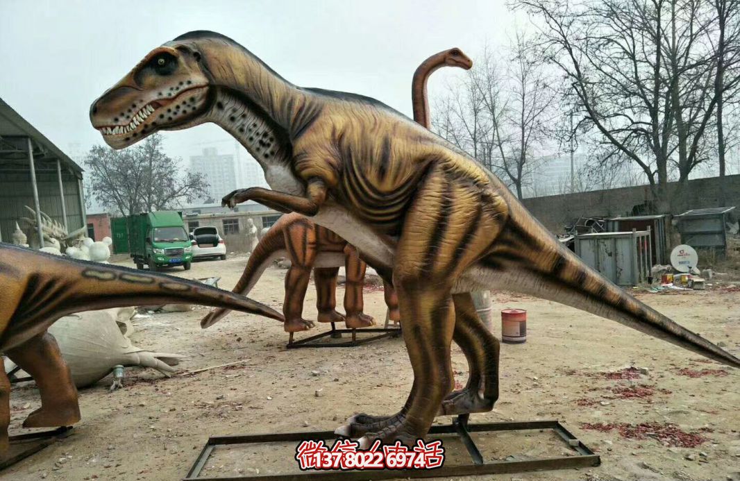 景区玻璃钢大型远古恐龙雕塑 景区玻璃钢大型远古恐龙雕塑