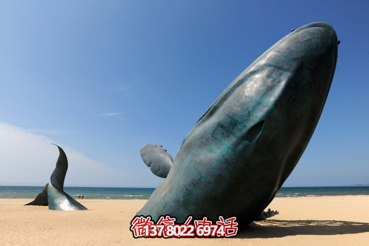 户外海豚创意不锈钢沙滩上的海豚雕塑