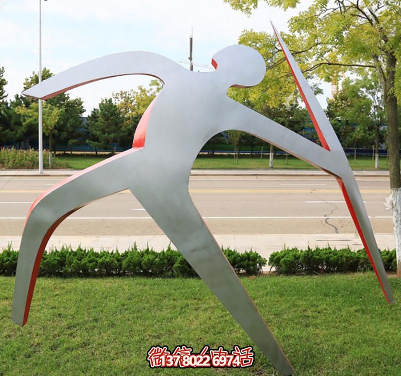 学校操场不锈钢标枪雕塑