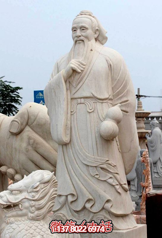 中国古代著名历史人物汉白玉孙思邈雕塑 中国古代著名历史人物汉白玉孙思邈雕塑