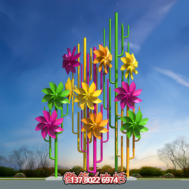 风花趣境：不锈钢网红景观的活力绽放